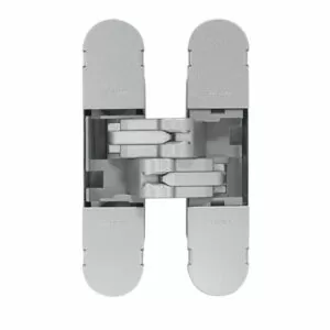 Дверная петля скрытой установки Ceam с 3D регулировкой 1129 100x22 (25-40кг) ARG матовое серебро